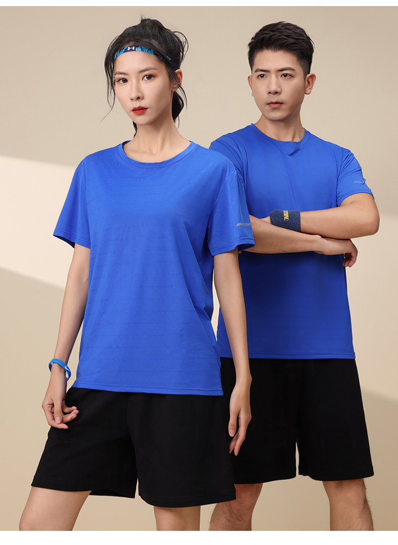 220g imitation cotton quick-drying round neck short sleeves HW01-777