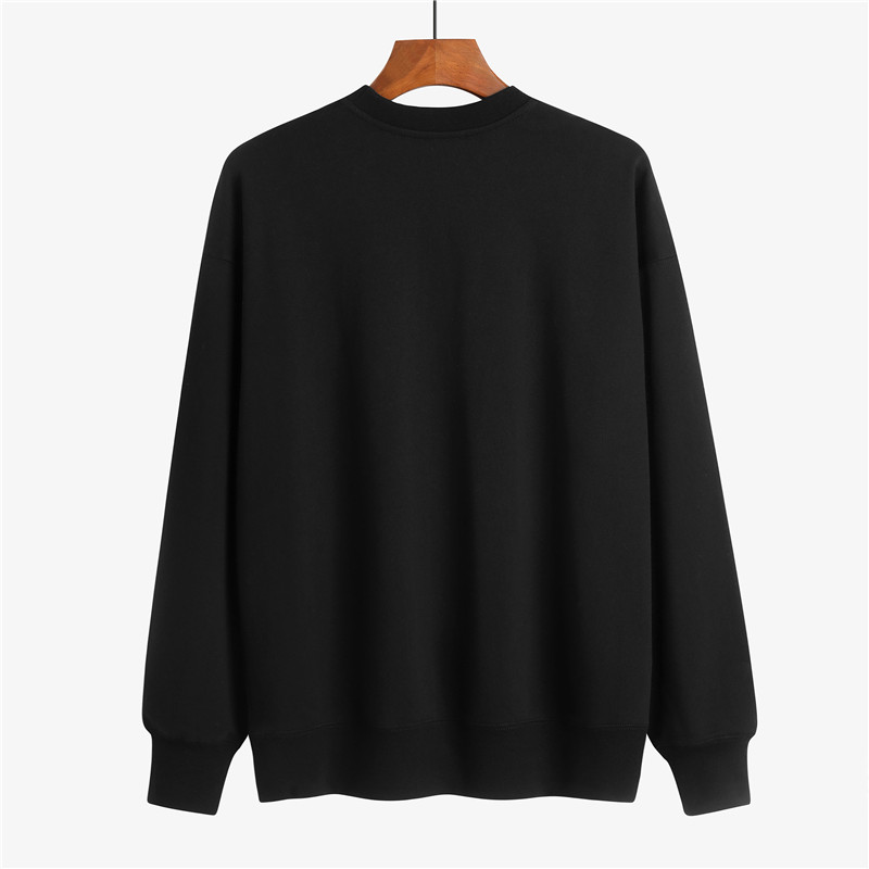 400g washed national trend drop shoulder round neck sweatshirt GJ65-C series