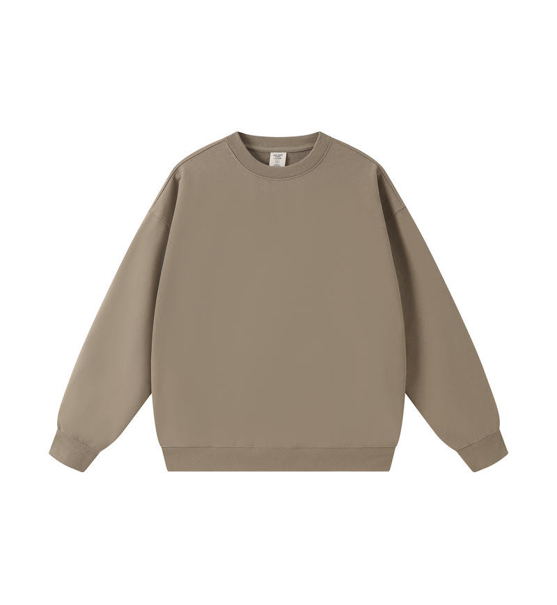 450g high quality heavyweight large terry large version round neck sweatshirt G21-U-XU29