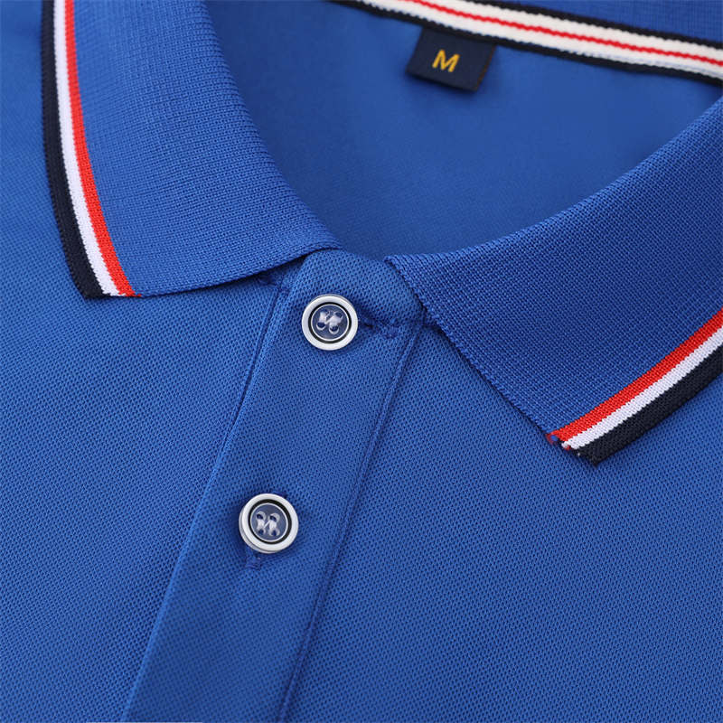 190g color collar business lapel long sleeve POLO shirt G17-A699