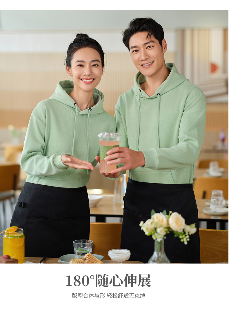 320g Spring and Autumn Long Staple Cotton All-match Hooded Sweatshirt HW01-8802