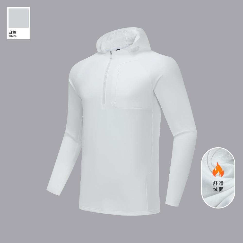 B98# Men half-length long sleeve T-shirt long sleeve jacket