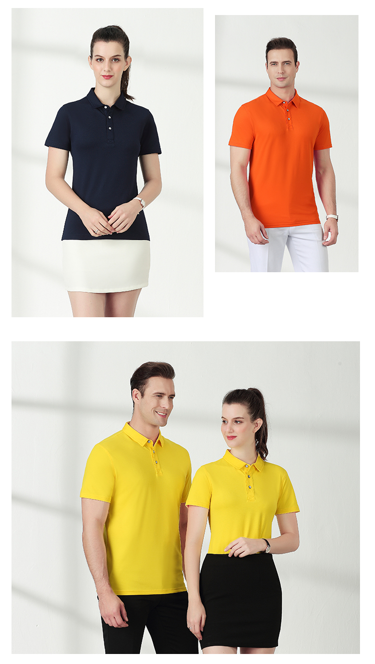 200g Cool Cotton Lapel Short Sleeve POLO Shirt Universal S02-C6008