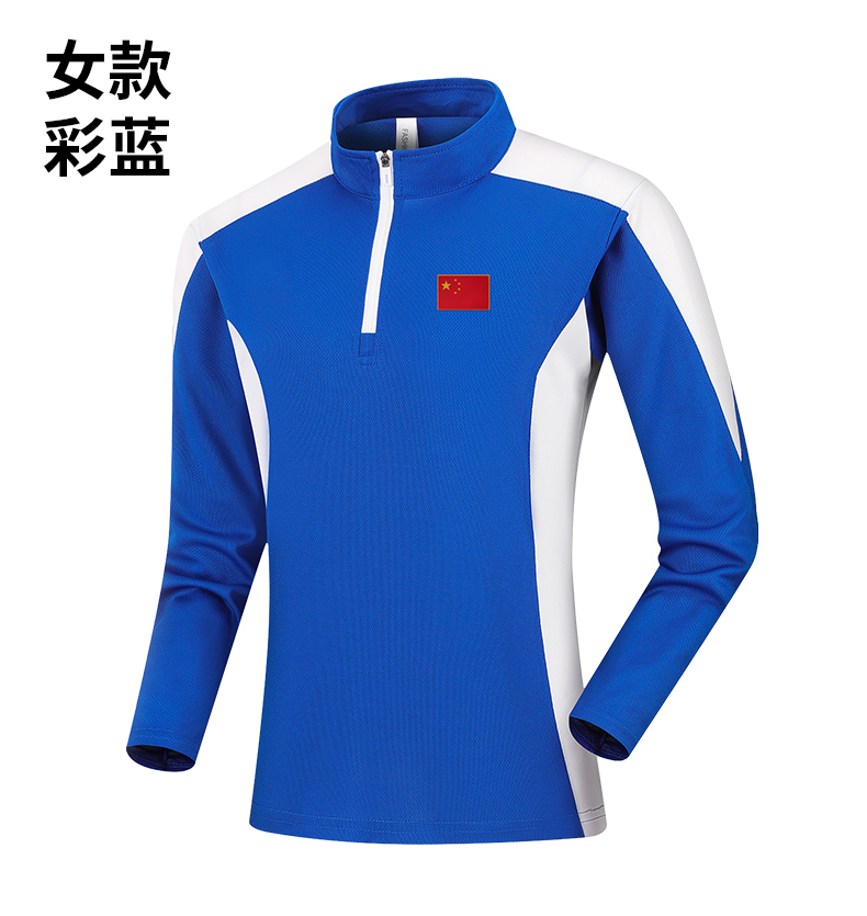 Flag couple quick-drying long sleeve women model KC1-6688