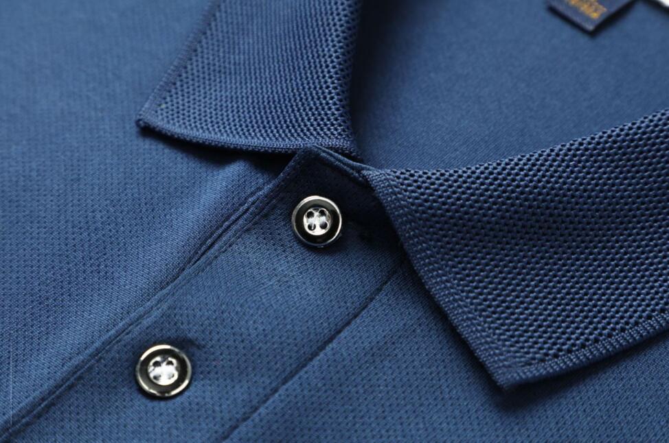 150g fashion pinhole quick-drying short-sleeved lapel polo shirt GJ57-2803