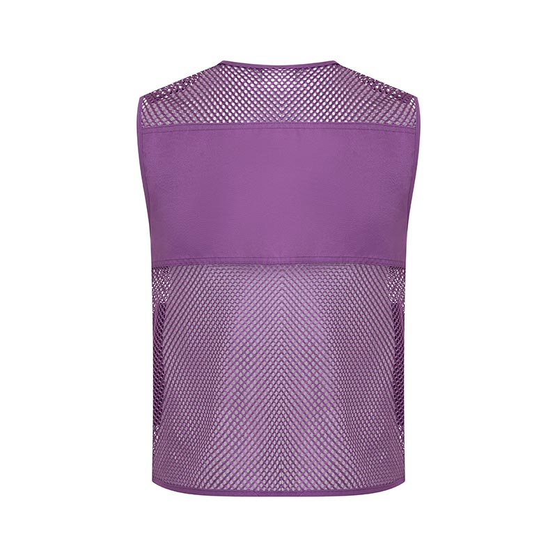 Pocketless single-sided fishnet vest GJ57-8010