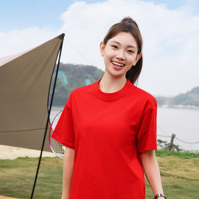 220g comfortable soft skin-friendly cotton small T round neck short sleeve W01-K77