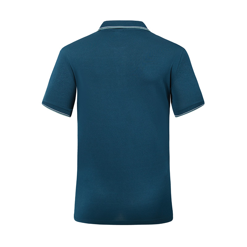 180g fine cotton short-sleeved lapel polo shirt L18-6688