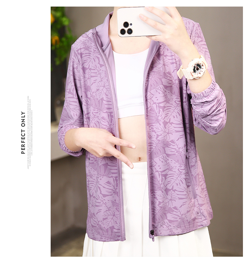 Cool and refreshing comfortable sun protection skin clothing KD-1213 women