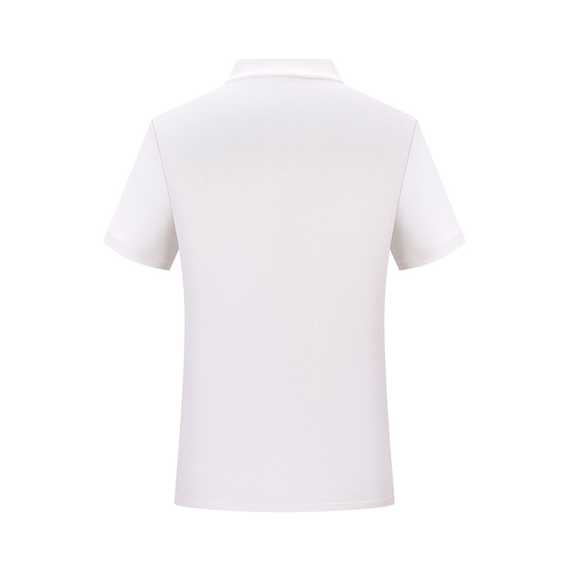 200g breathable sweat-absorbent cotton short-sleeved lapel polo shirt GJ36-F101