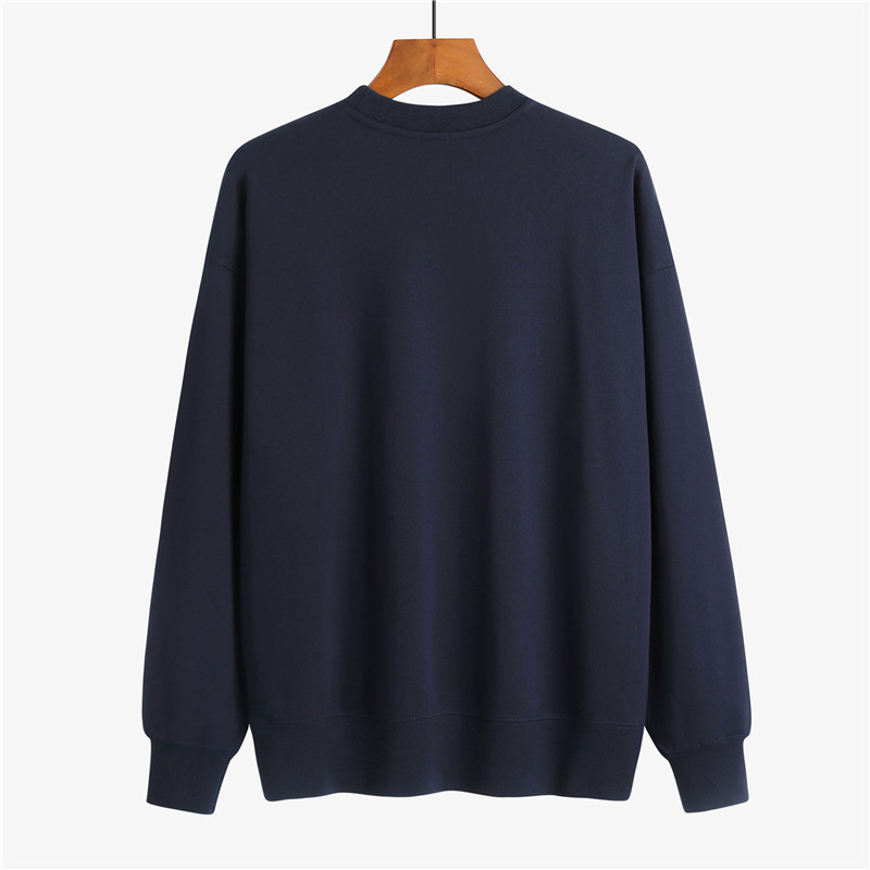 400g washed national trend drop shoulder round neck sweatshirt GJ65-C series