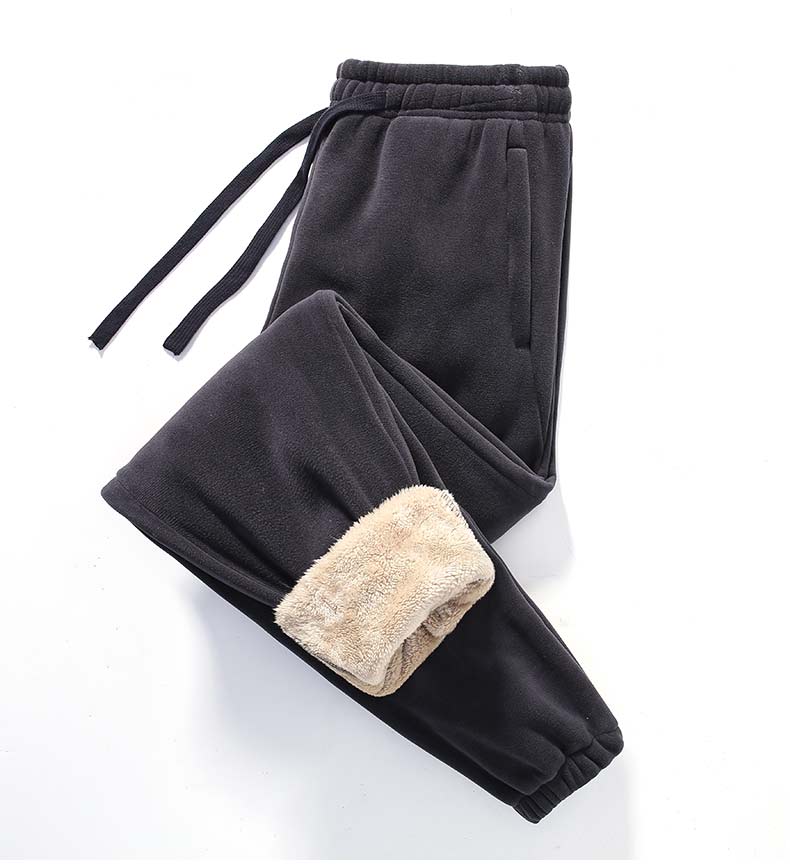 Lambskin Thickened Warm Fleece Pants KN1-99