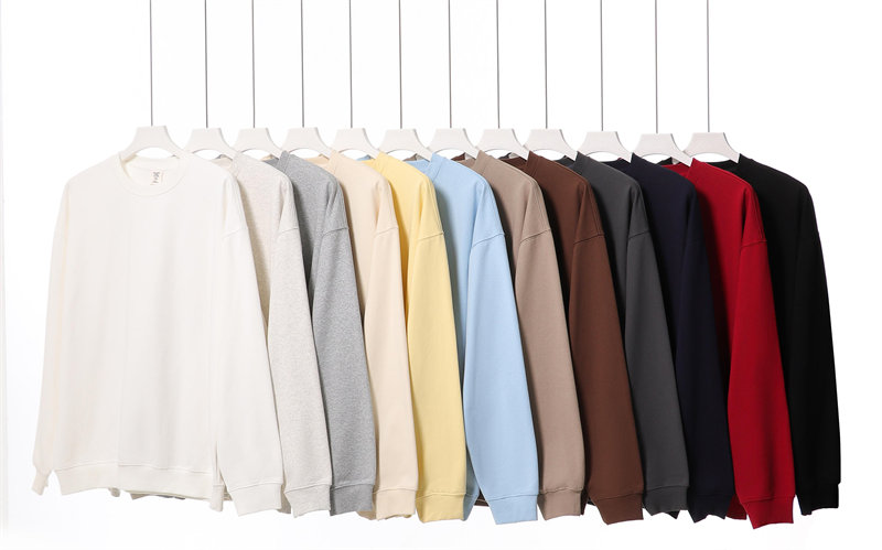 450g high quality heavyweight large terry large version round neck sweatshirt G21-U-XU29