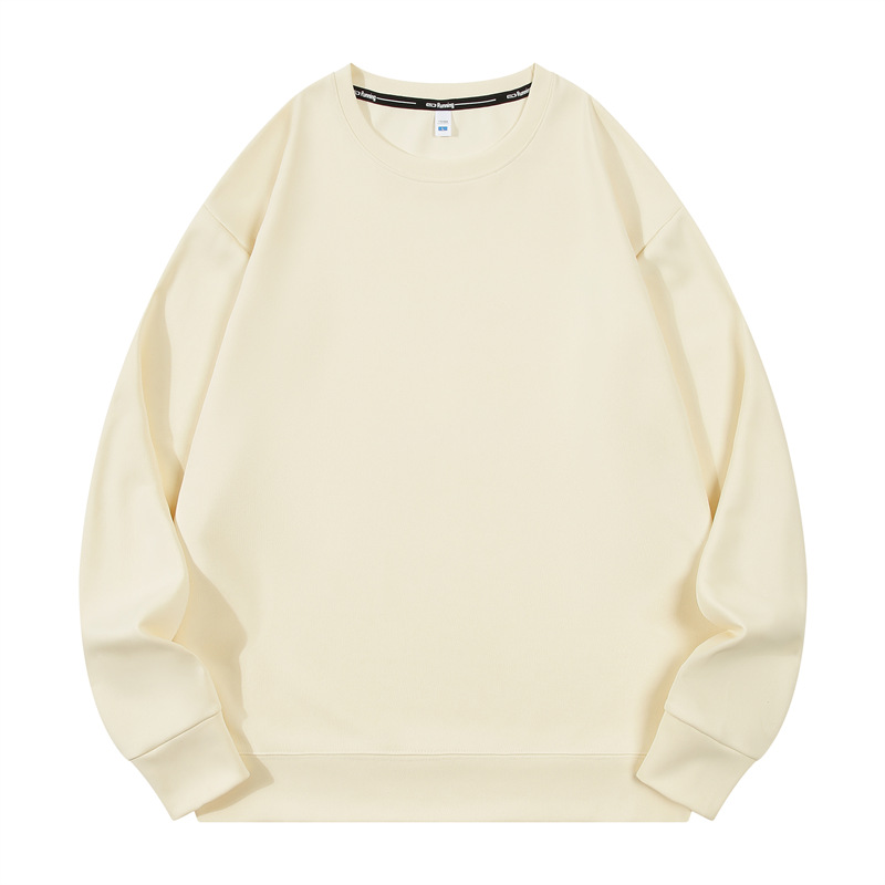 300g air layer healthy double-sided fabric drop shoulder round neck sweatshirt W03-S9008