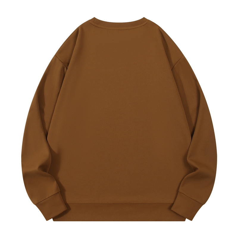 300g air layer healthy double-sided fabric drop shoulder round neck sweatshirt W03-S9008