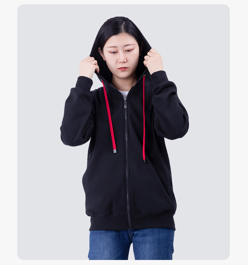 Upgraded ultra-soft zipper hooded sweatshirt L15-6120