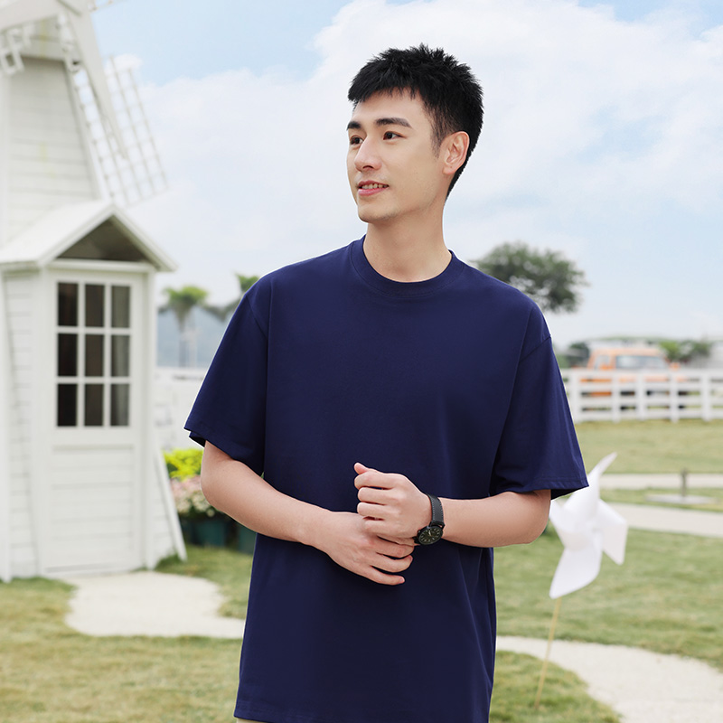 220g comfortable soft skin-friendly cotton small T round neck short sleeve W01-K77