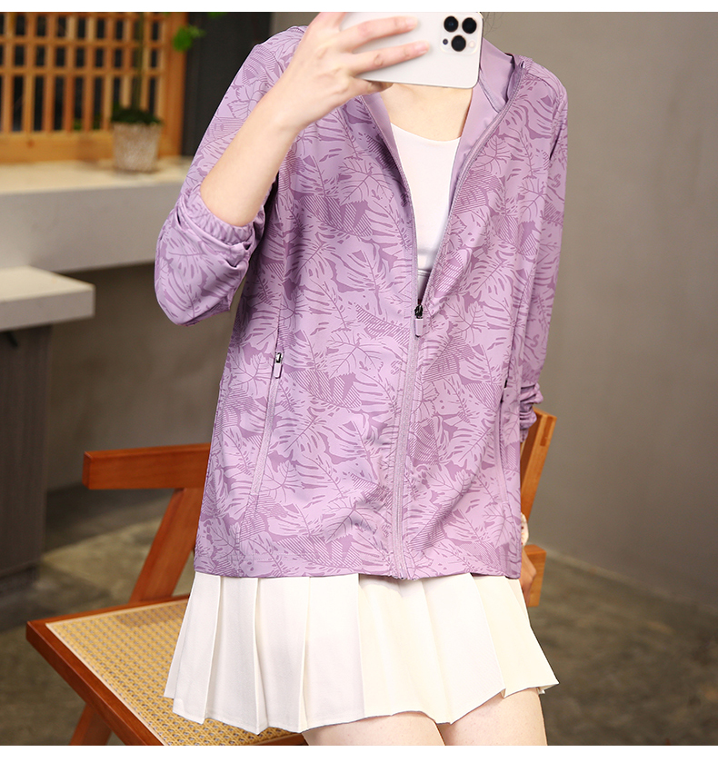 Cool and refreshing comfortable sun protection skin clothing KD-1213 women