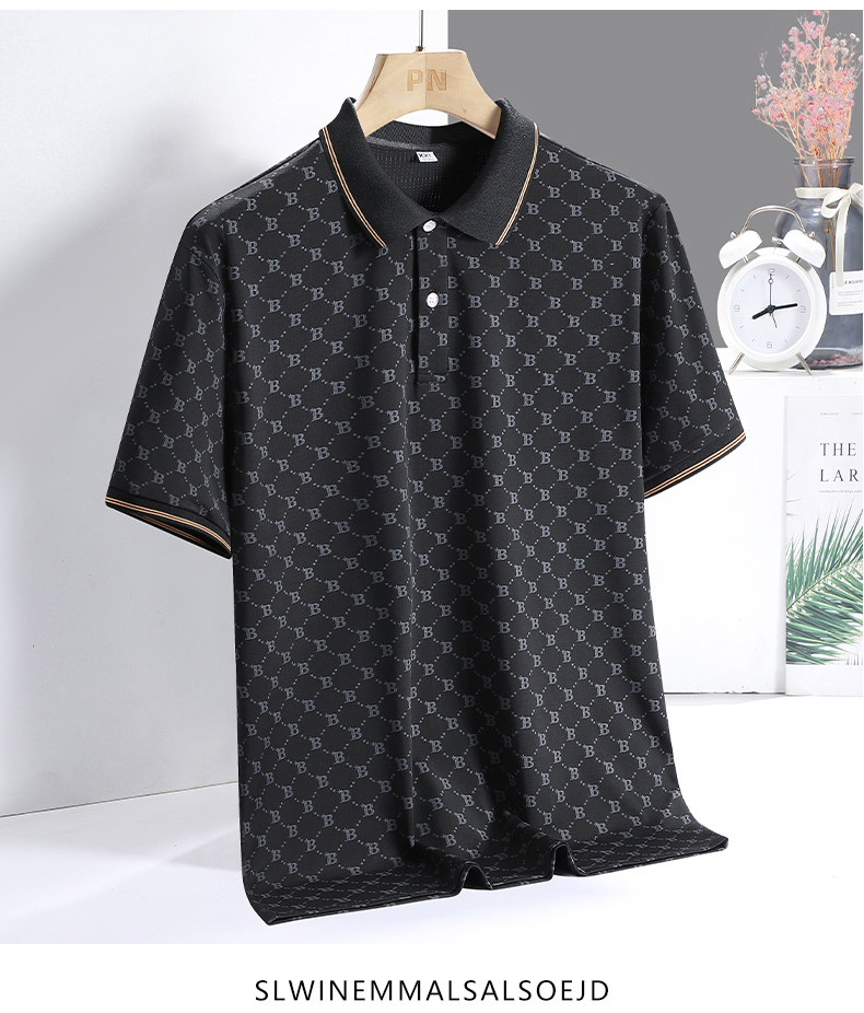 Comfortable breathable cool quick-drying lapel short-sleeved POLO shirt KX1-325