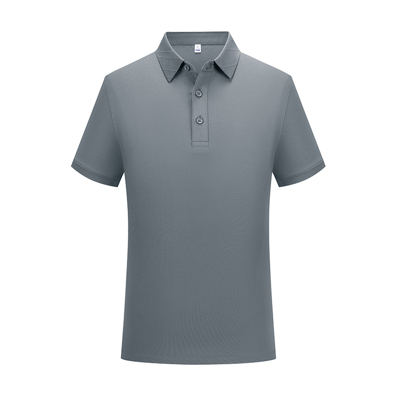 190g moisture-absorbing and breathable mulberry silk fine pearl short-sleeved lapel polo shirt HW01-9806