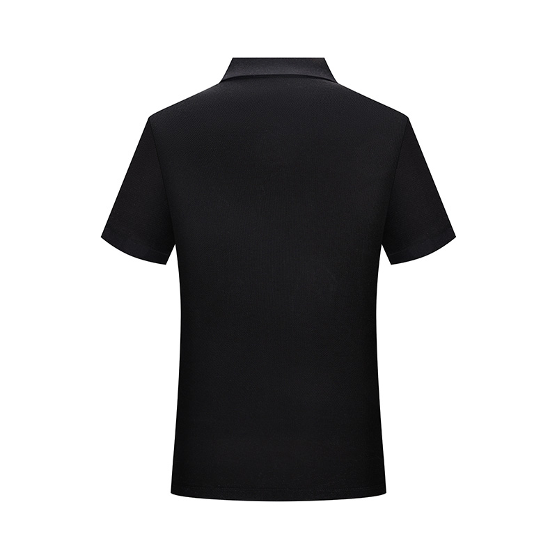 200g breathable sweat-absorbent cotton short-sleeved lapel polo shirt GJ36-F101