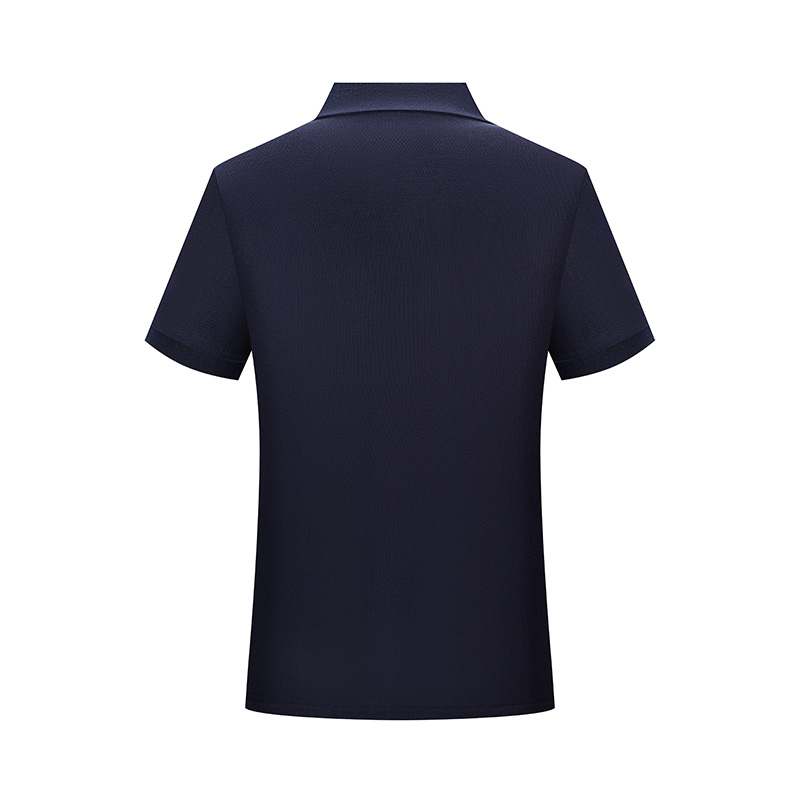 200g breathable sweat-absorbent cotton short-sleeved lapel polo shirt GJ36-F101