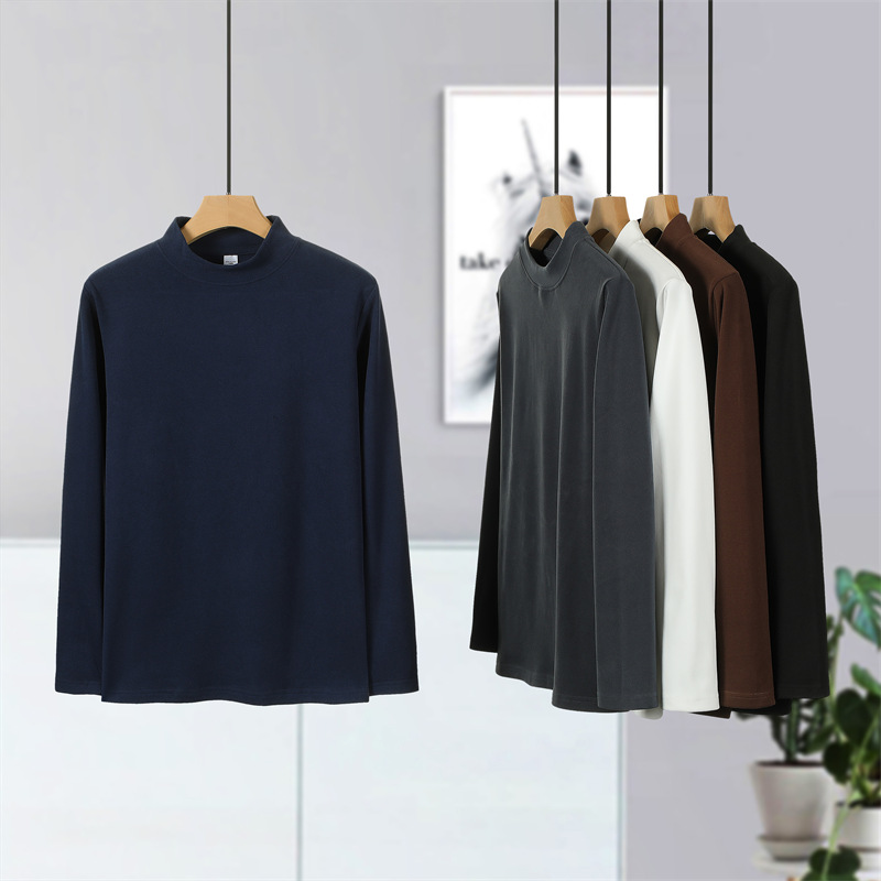 280g German velvet double-sided high collar long sleeve W03-S5008