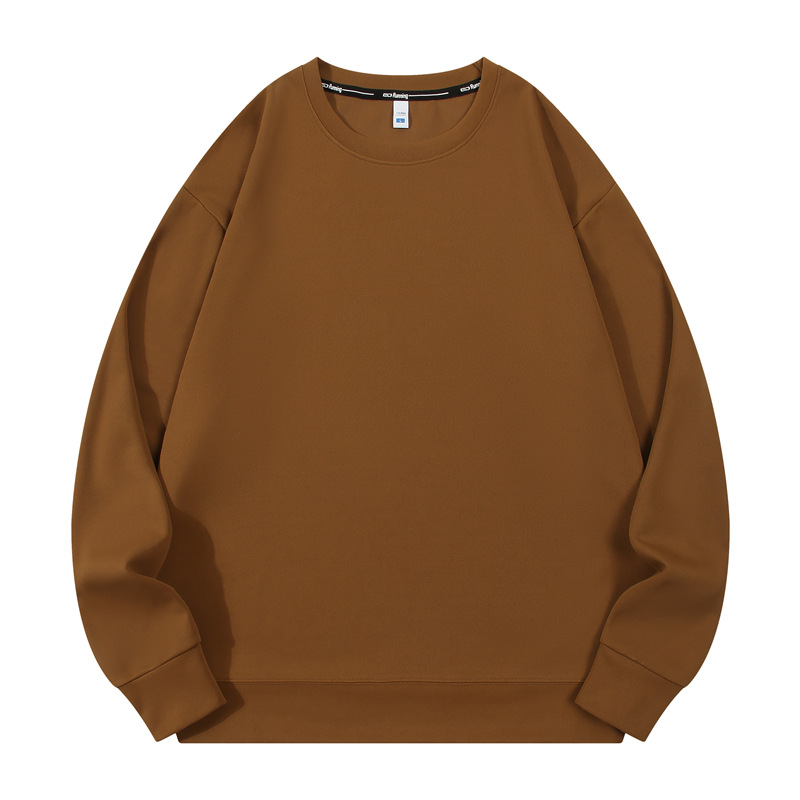 300g air layer healthy double-sided fabric drop shoulder round neck sweatshirt W03-S9008