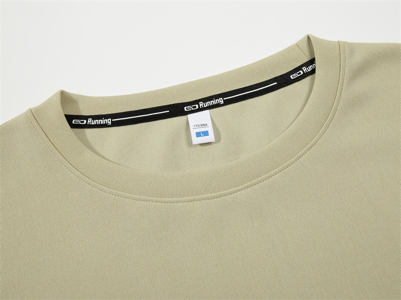 300g air layer healthy double-sided fabric drop shoulder round neck sweatshirt W03-S9008