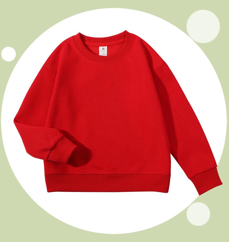 2991#300g autumn children cotton round neck sweatshirt