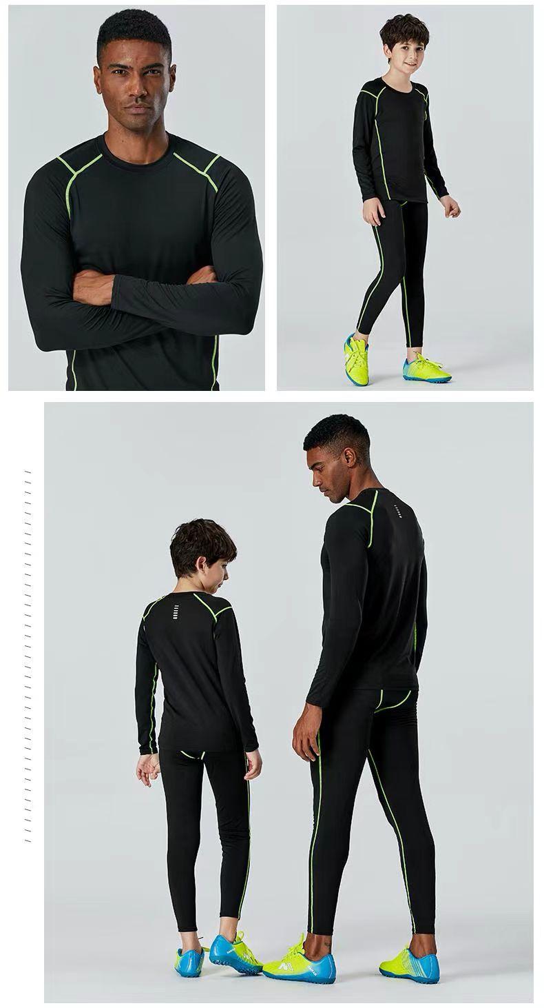 UA506+UA506-1 suit, long sleeves and round neck