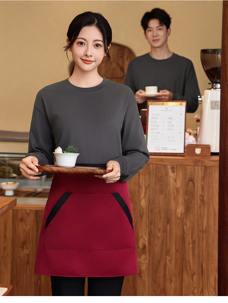 230g heavyweight drop shoulder pure cotton round neck long sleeve HD5-2300