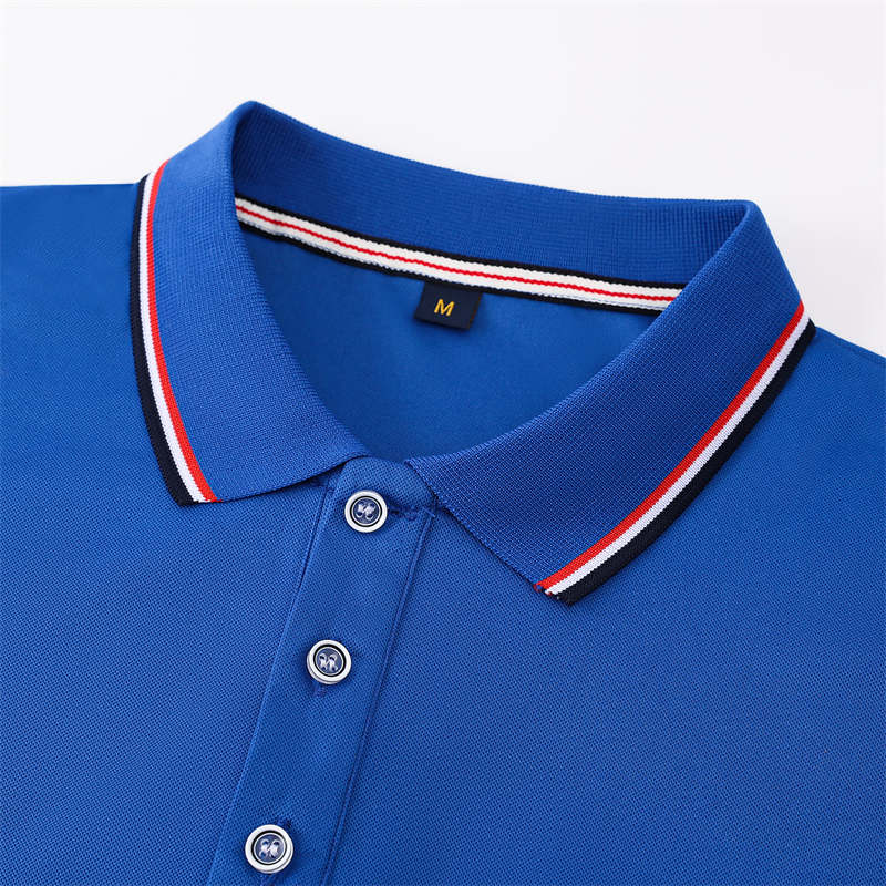 190g color collar business lapel long sleeve POLO shirt G17-A699