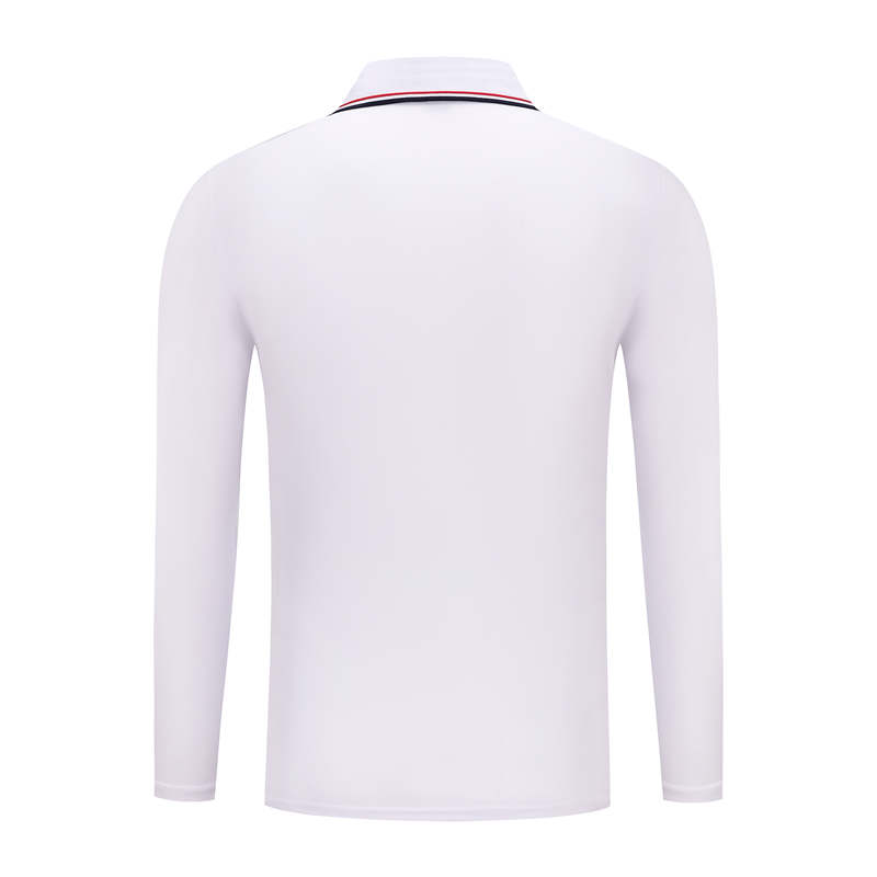 190g color collar business lapel long sleeve POLO shirt G17-A699