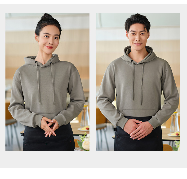 320g Spring and Autumn Long Staple Cotton All-match Hooded Sweatshirt HW01-8802