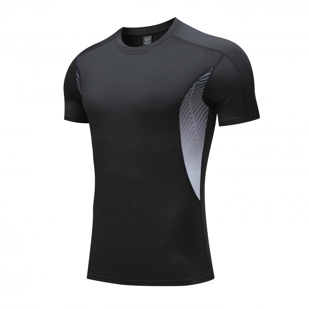 UA7312# Men tight short sleeves sports short sleeves short sleeves round neck