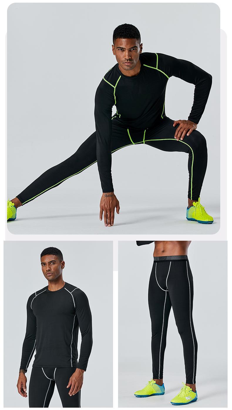 UA500+UA500-1 suit, long sleeves and round neck