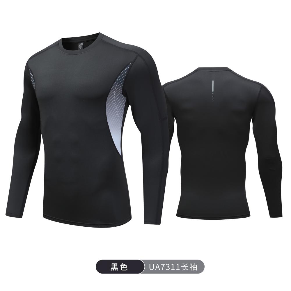 UA7311# Men tight long sleeves sports long sleeves long sleeves round neck