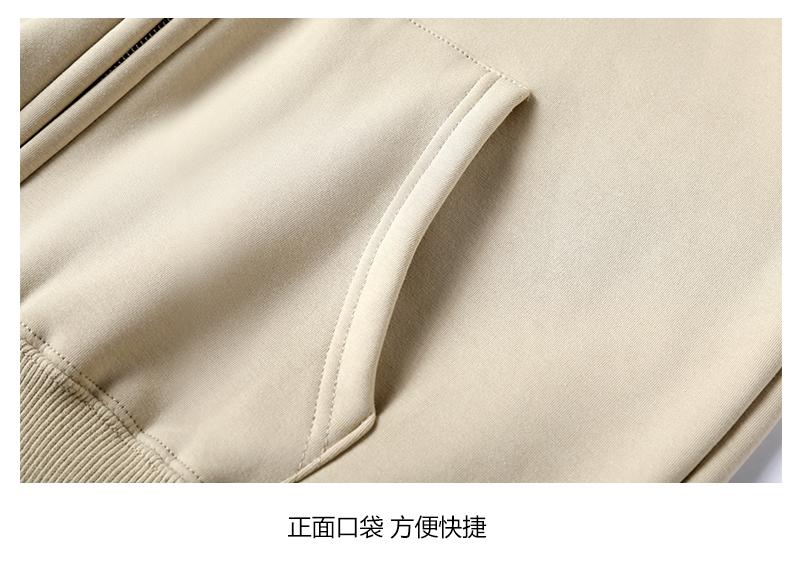 600g heavyweight high quality pure cotton silver fox fleece hooded zipper sweatshirt G21-077