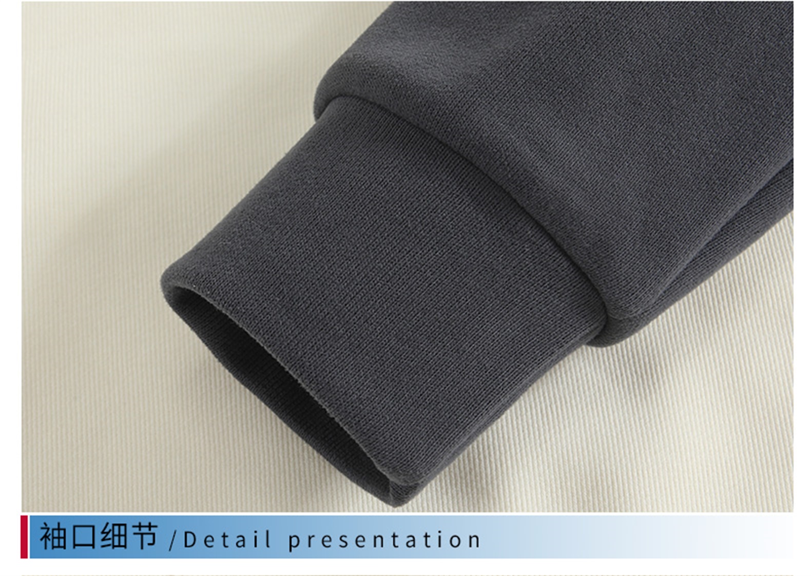 330g new oxygen cotton thin color matching hooded sweatshirt W07-CX-8807