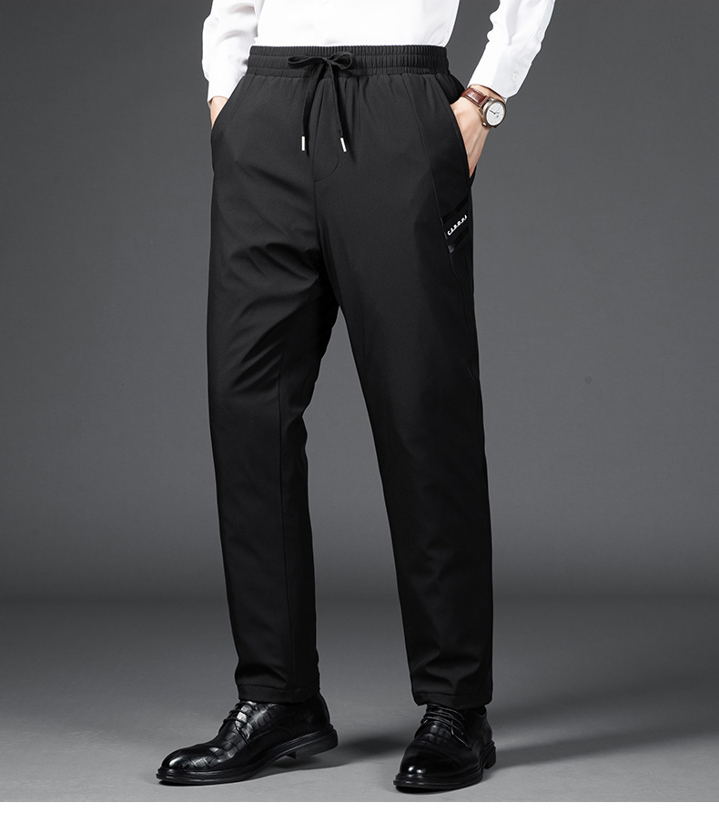 Wide-leg straight-leg velvet trousers KN2-YRK071