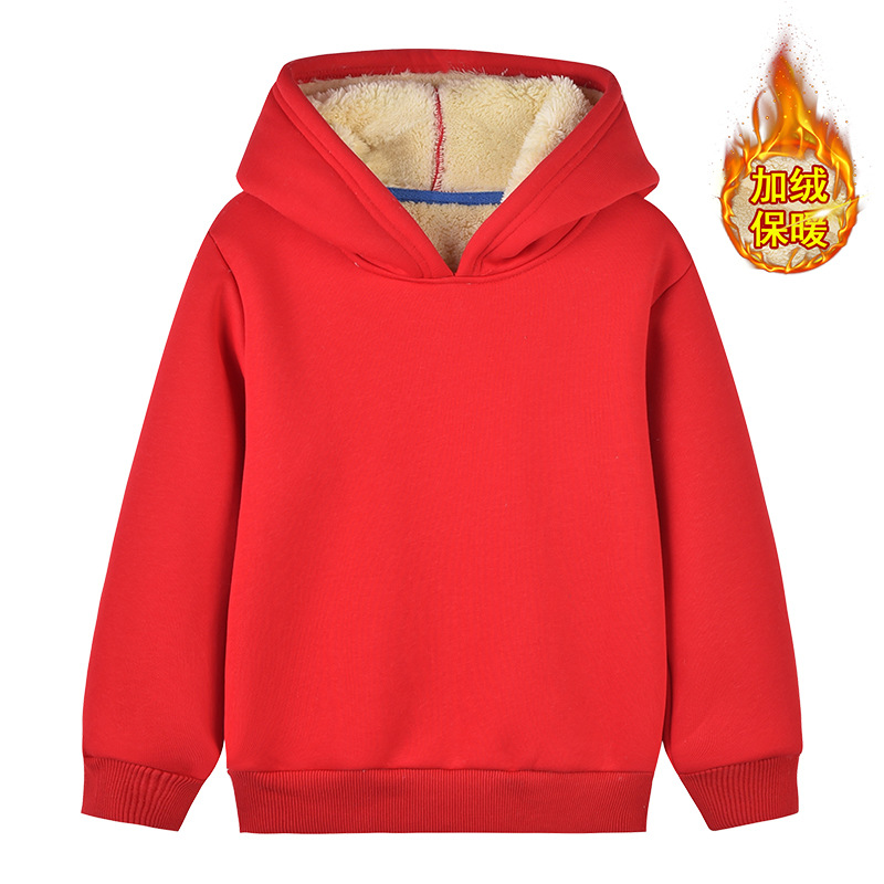 Children Sherpa Hooded Sweatshirt Children Clothing D31-Sherpa Hooded Sweatshirt