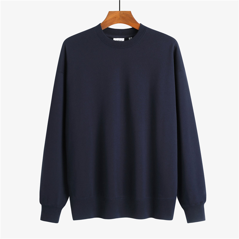 400g washed national trend drop shoulder round neck sweatshirt GJ65-C series