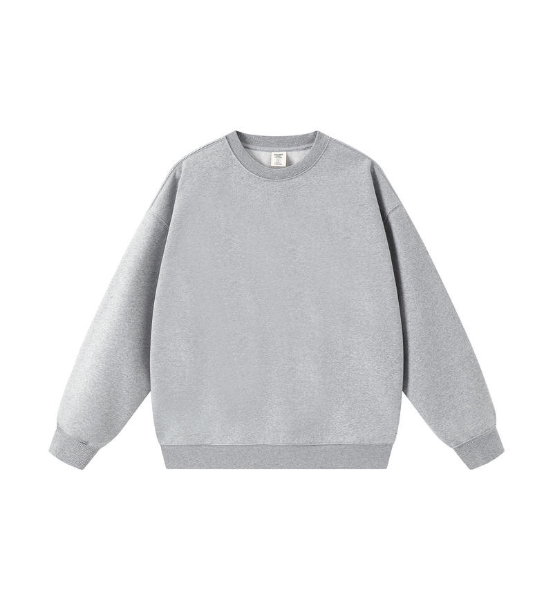 450g high quality heavyweight large terry large version round neck sweatshirt G21-U-XU29