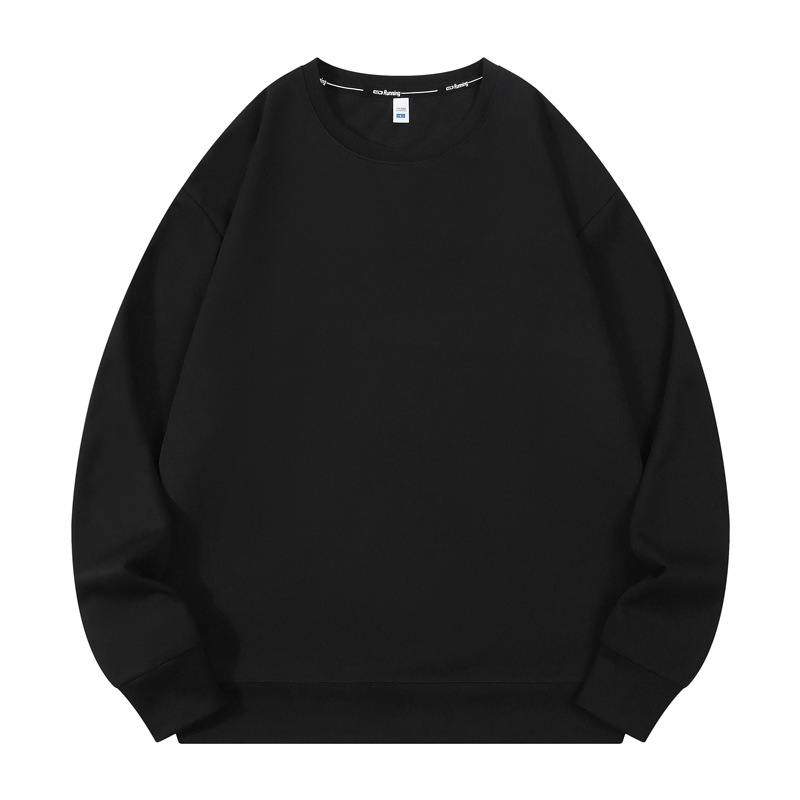 300g air layer healthy double-sided fabric drop shoulder round neck sweatshirt W03-S9008