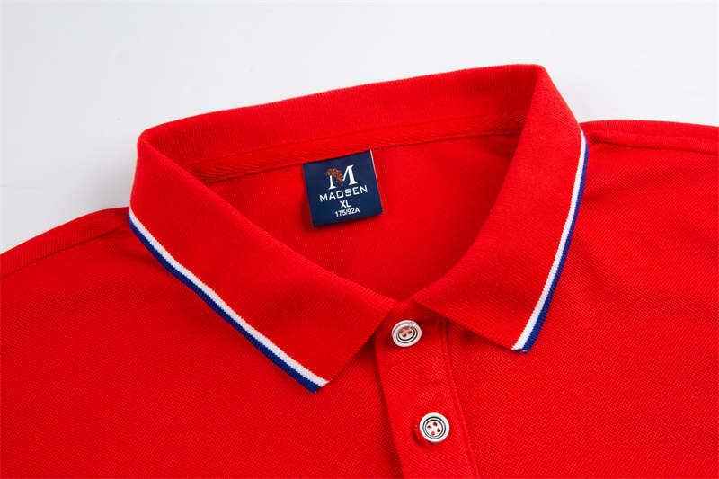 220g combed cotton lapel long-sleeved POLO shirt G17-608 long sleeve