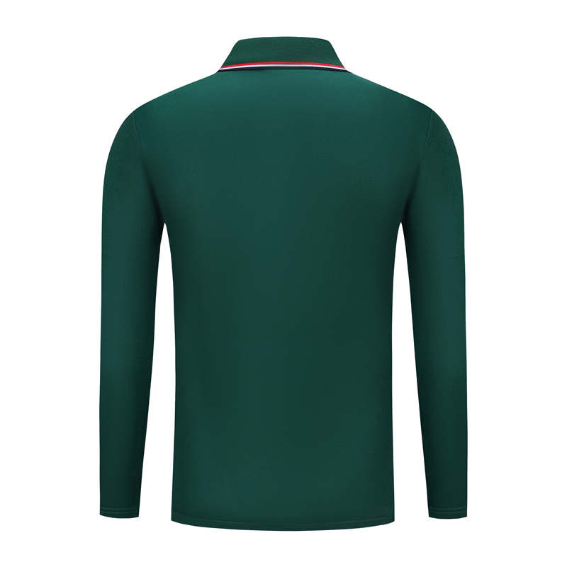 190g color collar business lapel long sleeve POLO shirt G17-A699