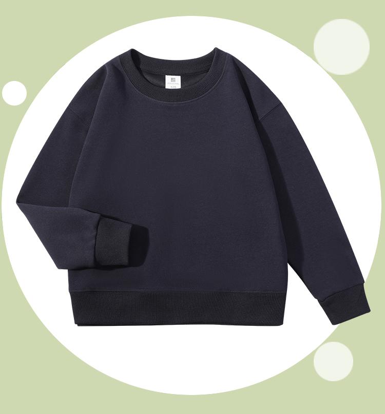 2991#300g autumn children cotton round neck sweatshirt