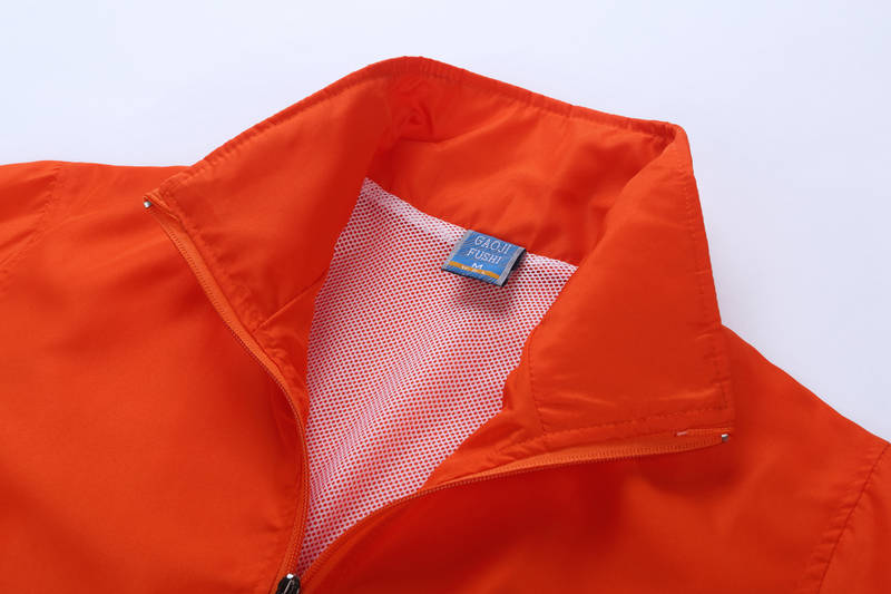 601#220g peach long-sleeved windbreaker jacket