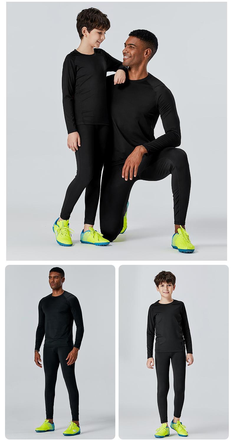 UA500+UA500-1 suit, long sleeves and round neck